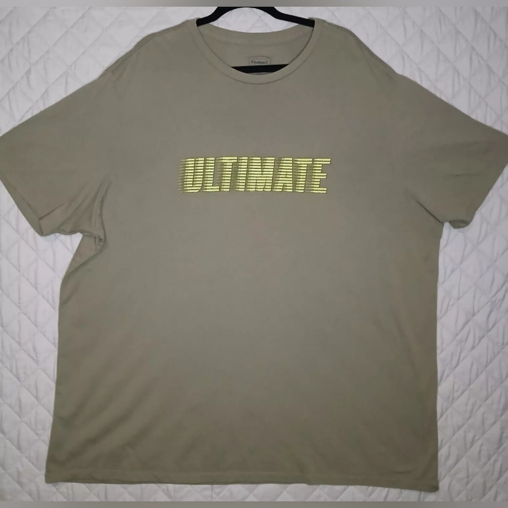 Foundry Mens 3XL ULTIMATE Gireen Graphic Short Sleeve T-Shirt USED